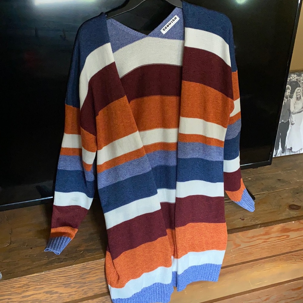 Stripped cardigan